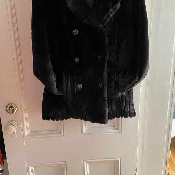 Nwt New Faux Mink Fur Coat - Picture 5 of 11